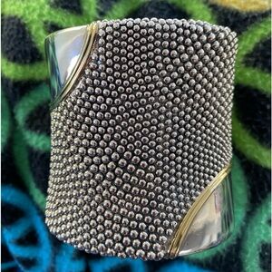 Large Lagos Caviar Cuff